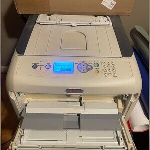 White Toner OKI Pro8432 Printer